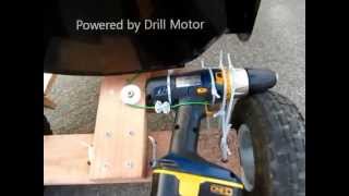 DIY Go Kart Powered by Drill Motor