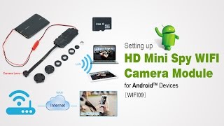 WISEUP HD Mini WIFI Camera Button Setup Instructions for Android Devices (Model Number: WIFI09)