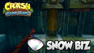 Crash Bandicoot 2 - "Snow Biz" 100% Clear Gem and All Boxes (PS4 N Sane Trilogy)