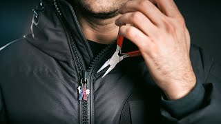 Custom Diamond & Sapphire Moncler Jacket