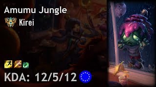Amumu Jungle vs Nidalee - Kirei - EUW Challenger Patch 7.14