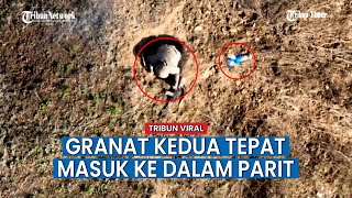 Menegangkan, Pasukan Ukraina yang Istirahat di Lubang Kecil Diteror Mortir Rusia