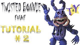 Как слепить Твистед Бонни ФНАФ из пластилина Туториал 2 Twisted Bonnie