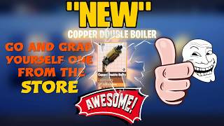 "NEW"DOUBLE BOILER STEAMPUNK SHOTGUN - FORTNITE STW