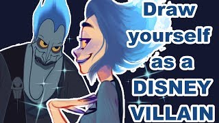 Draw yourself as a Disney Villain - Challenge - SpeedPaint
