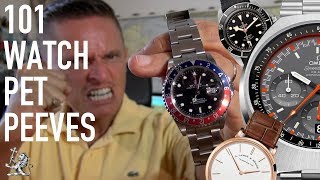 Pure Ghastly! - Your 101 Watch Pet Peeves - From Patek, Seiko, Rolex, & Everything In Between