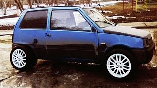 #956. Заниженная ВАЗ 1111 Ока [Тюнинг автомобилей]