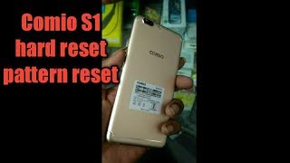 Comio S1 hard reset and pattern unlocked