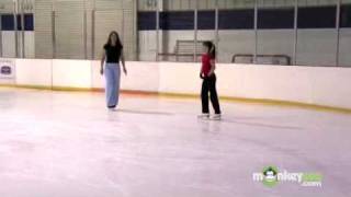 Ice Hockey - Skate Slalom Drills and Inside and Outside Edge Drills