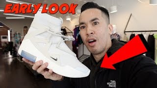 EARLY LOOK NIKE FEAR OF GOD 1 "LIGHT BONE" VLOG