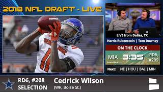 Dallas Cowboys Select WR Cedrick Wilson With Pick #208 In 6th Round Of 2018 NFL Draft