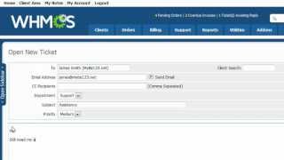WHMCS Management Tutorial 12 - Admin Tickets