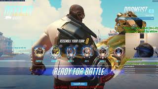 Overwatch Toxic Doomfist God Chipsa Showing His Combo Skills