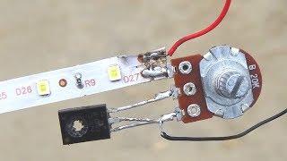 How to make LED Strip Brightness controller-led strip dimmer