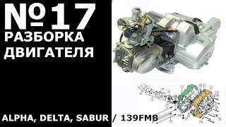 ALPHA, DELTA, SABUR / 139FMB (Разборка двигателя )