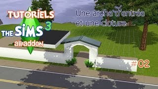 Tutoriel #02 Création d'une arche et sa cloture en pierre