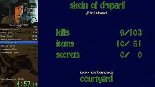 Спидран на игру Heretic Shadow of the Serpent Riders на сложности Wet - Nurse Эпизод 5 за 7:42