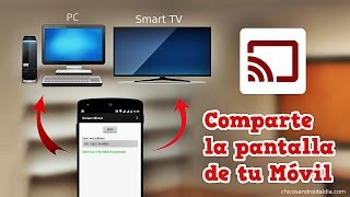 Comparte la pantalla de tu móvil en cualquier ordenador a través del WIFI