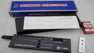 Fonctionnement du testeur de diamants diamond selector 2