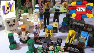 Лего Майнкрафт Ифрит Снеговик Свинозомби  LEGO Minecraft