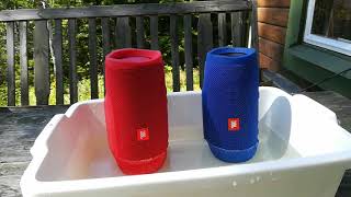 Jbl charge 4, charge 3 | Water test