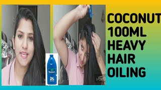 #KIRANJAISWAL 100ML HEAVY COCONUT HAIR OILING CHALLENGE... IS REQUESTED VIDEO.