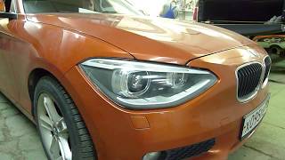 Как снять фары на BMW 1 F20