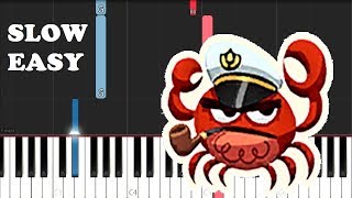 Fortnite Dance - Crabby (SLOW EASY PIANO TUTORIAL)