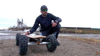 RC ADVENTURES - HUGE Radio Control SKATEBOARD! FiiK Offroad RC "BiG DADDY" & Losi LST2 XXL MT