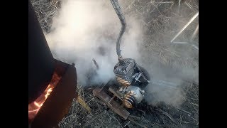Как сделать простой паровой двигатель из 2 тактного без токарного и фрезерного станков