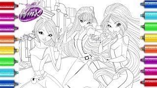 Colouring Book World of Winx  | Раскраска Винкс