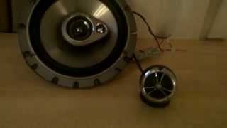 Автоакустика PIONEER Carrozzeria TS-169A 120W + пищалки KENWOOD.