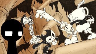 STICKMAN VS Bendy And The Ink Machine Animations Compilation 7 - BATIM Animation