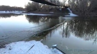Поисковый магнит на 400 кг (испытание)
