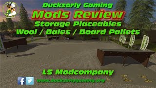 FS17 Mod Review - Wool/Bale/Board Storage Buildings - LS ModCompany