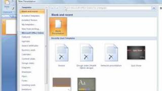 PowerPoint 2007 Tutorial 1: Intro to PowerPoint