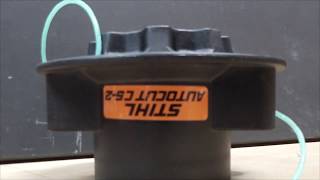comment remettre du fil dans un coupe bordure stihl sans démontage