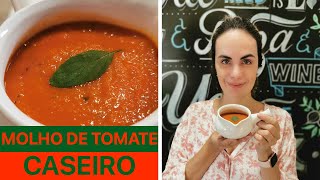 Receita de molho de tomate caseiro