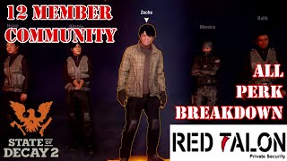 12 Red Talon Community // All Perks Breakdown