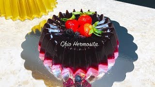 Gelatina de Jamaica natural / con sabor a fresa ?/ fresca y deliciosa ?