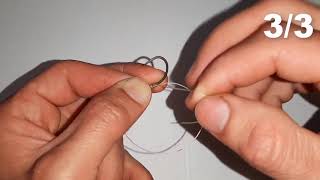 How to snell a hook - Easy, quick and idiot-proof way to snell a fish hook