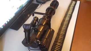 Миниган из ПВХ. Игрушка Minigun.