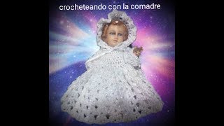 ropon niño Dios 2a parte facil y rapido crocheteando con la comadre