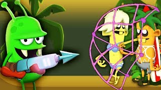 Zombie Catchers ПОЙМАЛ ВСЕХ ЗОМБИ СЕТЕМЁТОМ Весёлая игра про ОХОТНИКОВ НА ЗОМБИ