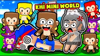 PHONG CẬN CÙNG SAMMY TIÊU DIỆT LOÀI KHỈ ĐÁNG GHÉT XÂM CHIẾM MẤT LÀNG HERO TEAM TRONG MINI WORLD