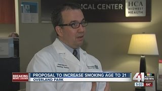 Overland Park considers raising smoking age to 21
