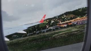 [FSX] ✈ Turkish 737-800 Full Power Realistic Takeoff from Skiathos