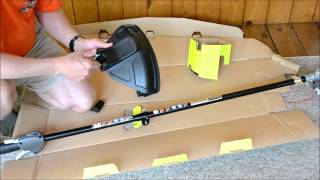 Ryobi 4 (Four) Cycle 30 cc Gas Trimmer Assembly & Review RY4CSS