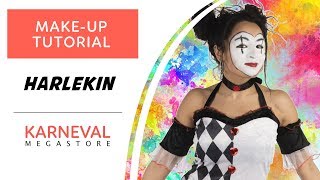 "Super einfaches Harlekin Schminken [Karneval Schminken Anleitung]"