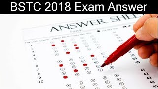 BSTC Exam Answer Key 6 may 2018 | PRE BSTC Ans Key 6 may 2018 | BSTC Cutoff